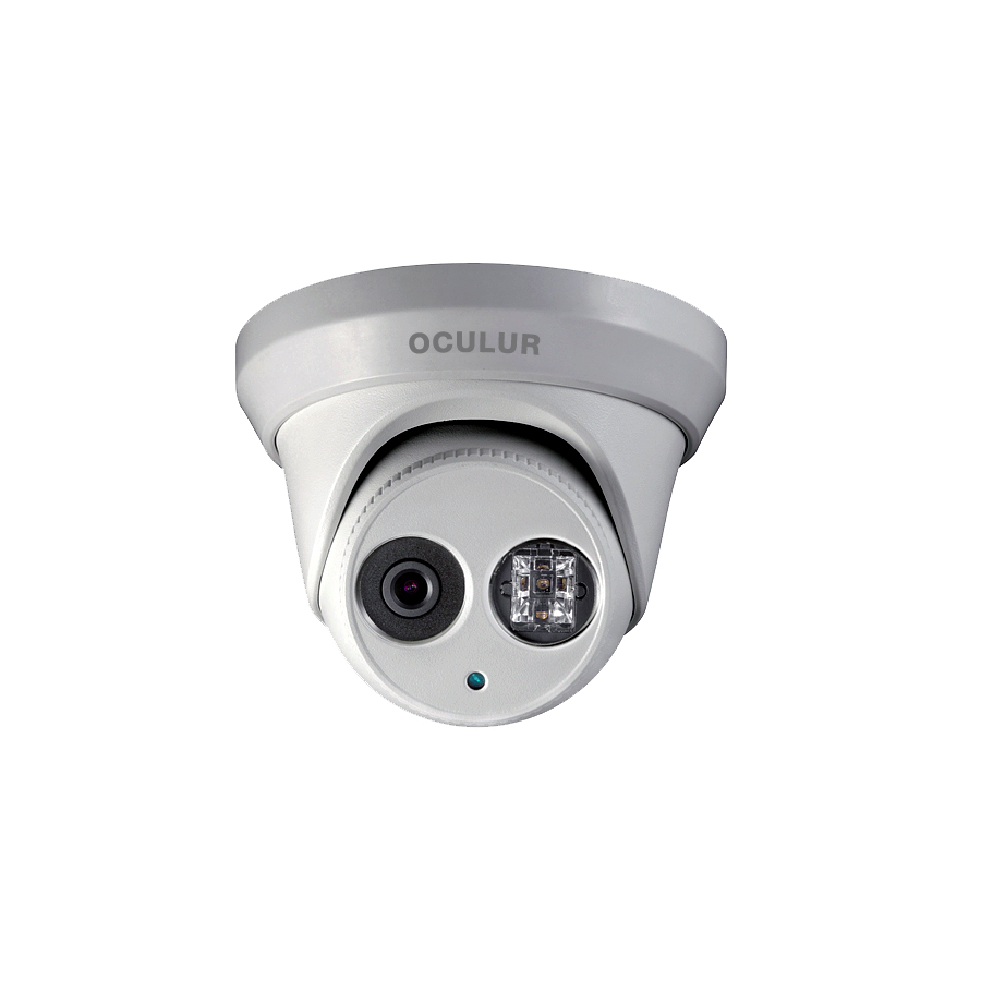 Oculur X4TF 4MP Turret Dome Fixed Outdoor IP Security Camera IR up to 100ft